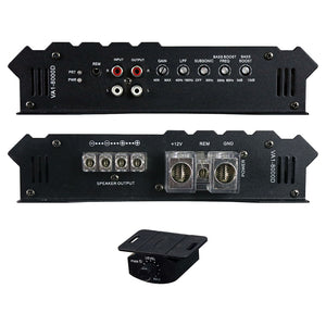Power Acoustik Vertigo Series Monoblock Amplifier 8000W Max
