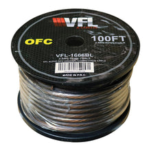 VFL Power Wire OFC 4 Gauge 100 Foot - Black