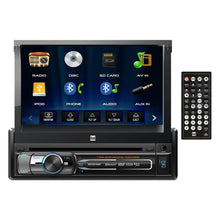 Dual 7 Single-DIN In-Dash DVD with Motorized Touchscreen  Bluetooth