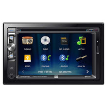 Dual Double Din 6.2 Inch LCD Screen DVD Bluetooth USB