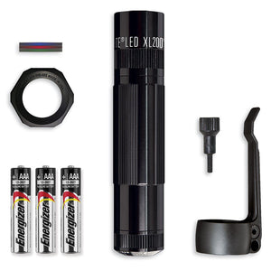 MAGLITE LED 3-Cell AAA Flashlight Tactical Combo Pack - Black