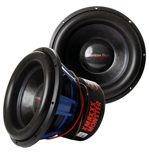 American Bass Dual 1 Ohm Voice Coil 4250 Watts RMS/ 8500 Watts Max