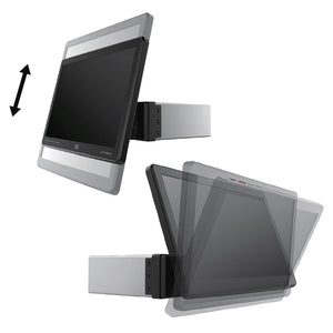 Dual 10.1" Screen Mechless Single Din with Mirroring Bluetooth Front USBSDAux Input