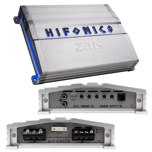 Hifonics Zeus Gamma Series 1 x 1800 Watts @ 1 Ohm Mon