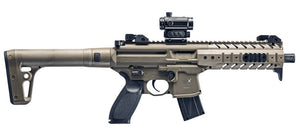 Sig Sauer MPX .177 Cal CO2  SIG20R Red Dot Air Rifle 30 Rounds Flat Dark Earth