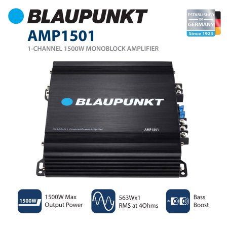 Blaupunkt Amplifier 1500 Watts Mono