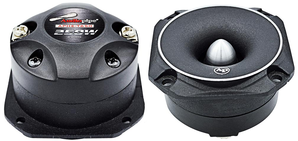 Audiopipe Super High Frequency Titanium Tweeter 250W Max Pair