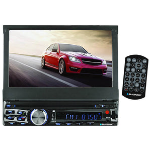 Blaupunkt single din DVD/CD receiver with 7" touch screen and Bluetooth