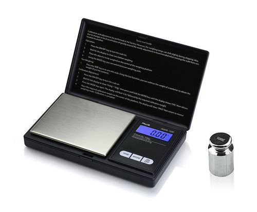 American Weigh Scales AWS-100-CAL Digital Kitchen Pocket Scale Small Black