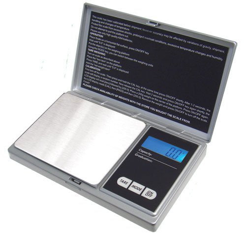 American Weigh Scales Signature Series Silver AWS-1KG-SIL Digital Pocket Scale 1000 by 0.1 G