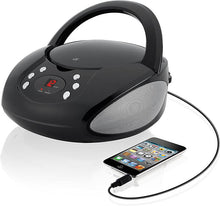GPX CD Boombox AM/FM Line In Black
