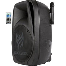 Blackmore 15" Bluetooth Rechargeable 12V Amplifier Speaker