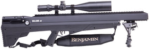 Benjamin Bulldog Value Pack (Black) Air Rifle with 4-16x56 Scope Benjamin Case 25 ct Ammo Sling