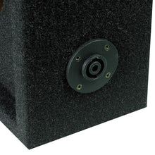 Qpower Full Range Empty Box Holds 2 - 10" & 2 - Super Tweeter w/ Speakon connection with cable