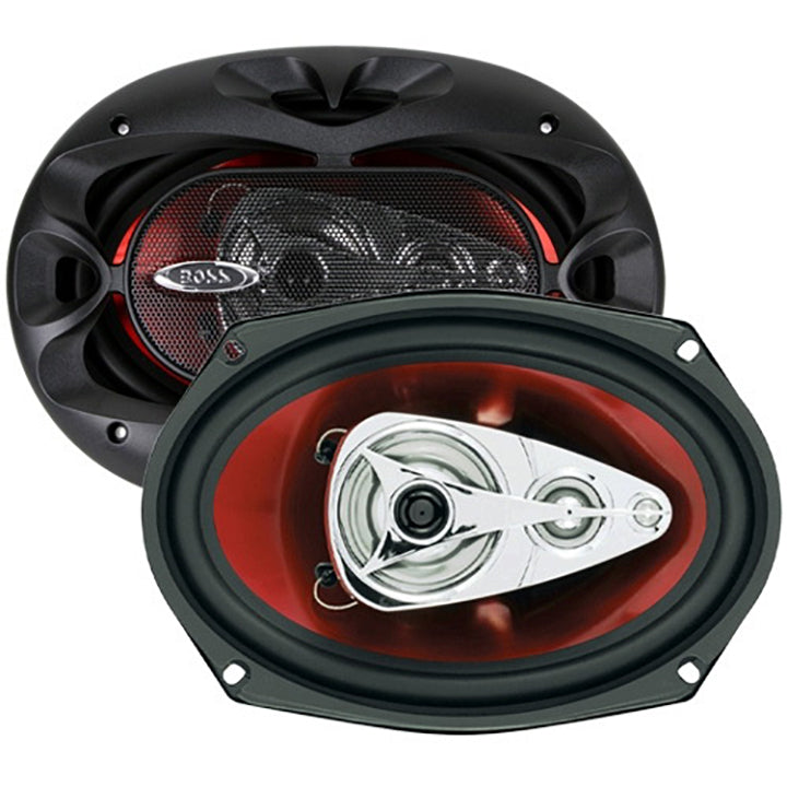 Boss 6x9 Speaker 4-Way red poly injection cone