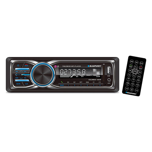 Blaupunkt single din mechless digital media receiver with Bluetooth