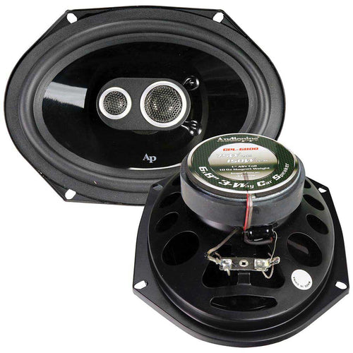 Audiopipe 6x8 3-Way Car Speaker
