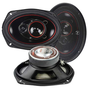 AUDIOPIPE Redline Speaker 6X9" 3-WAY (pair) 400 WATT PP CONE