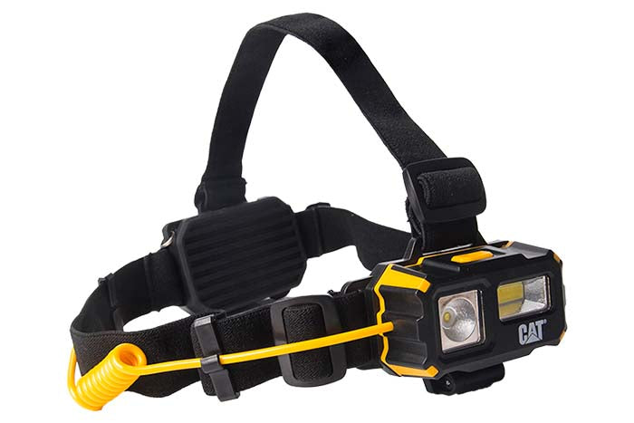 EZ RED CAT 250 Lumen LED Spotlight 120 Lumen COB Floodlight 4 Function Headlamp