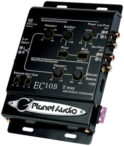 Planet 2-Way electronic crossover with remote woofer level control