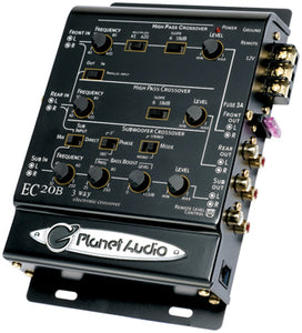 Planet 3-Way electronic crossover with remote woofer level control