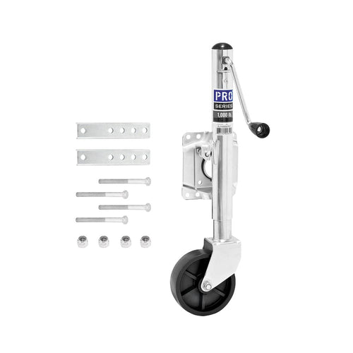 Pro Series Snap-Ring Swivel Marine Jack - Bolt On - Sidewind - 10