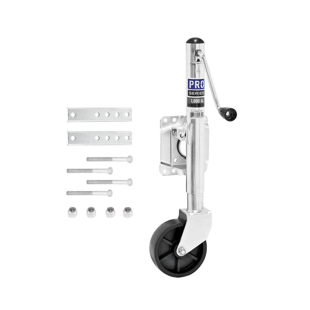 Pro Series Snap-Ring Swivel Marine Jack - Bolt On - Sidewind - 10