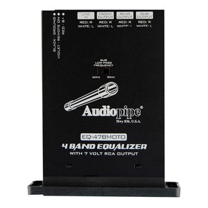 Audiopipe 4 Band 7V Graphic Equalizer