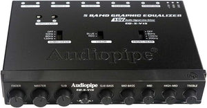 Audiopipe 5 Band Graphic EQ