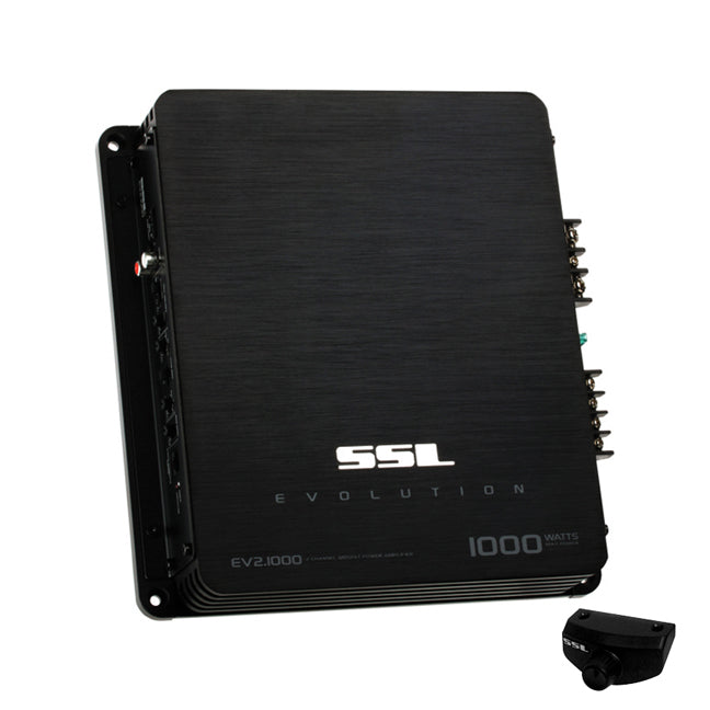Soundstorm Mosfet 2CH 1000W Power Amplifier Remote Woofer level control