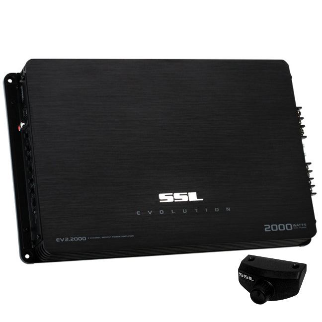 Sounstorm Mosfet 2CH 2000W Power Amplifier Remote Woofer level control