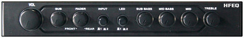 EQUALIZER/CROSSOVER HIFONICS 1/2 DIN; 4BAND EQ; 2-WAY XOVER