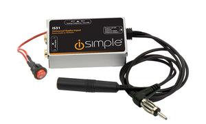 PAC Universal Radio input FM Modulator USB dash or face mount