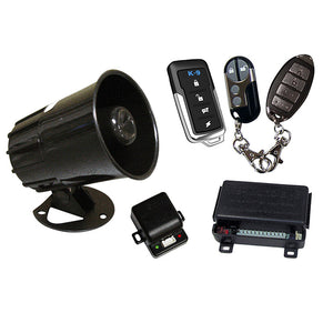 K-9 Car Alarm with Keyless Entry - Includes 3 Different Transmitter Designs!