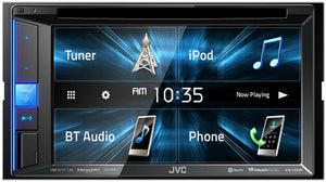 JVC D. Din 6.2" Touchscreen AM/FM/CD/BT/USB