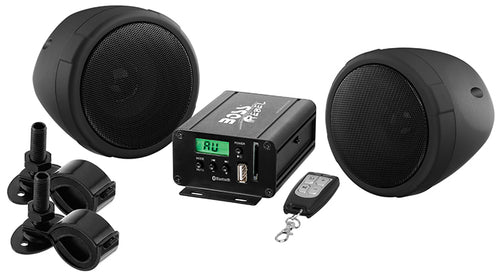 Boss Motorcycle/UTV Speaker and Amplifier System USB/SD/FM 3