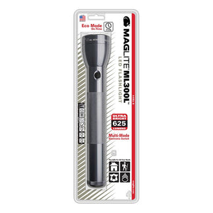 MAGLITE 3 CELL D  ML300L LED FLASHLIGHT GRAY-BLISTER PACK