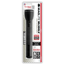 MAGLITE 3 CELL D  ML300LX LED FLASHLIGHT BLACK-BLISTER PACK