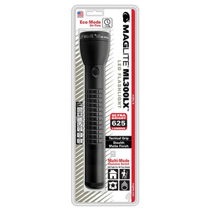 MAGLITE 3 CELL D  ML300LX LED FLASHLIGHT BLACK-BLISTER PACK