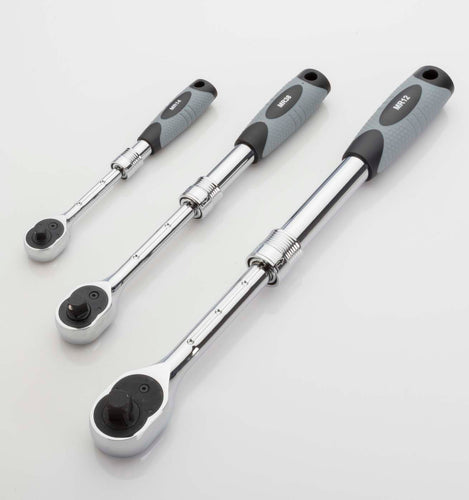 EZ RED Extendable Monster Ratchet 3 Piece 1/4 1/2 3/8