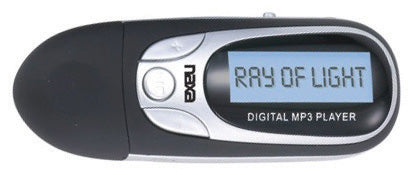 Naxa MP3 PLayer 4GB Built in Flash Memory LCD display FM Radio Black