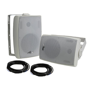 Audiopipe Bluetooth 6.5" (Pair) indoor/outdoor weatherproof loud speaker