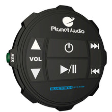 Planet Off Road ATV Sound System 6.5" Marine Speakers Bluetooth LED Bar