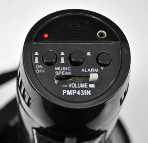 Pyle Pro Megaphone with Siren and 3.5mm Aux Input