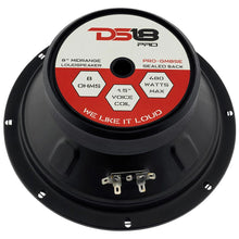 DS18 PRO 8" Sealed Back Midrange Loudspeaker With Bullet 480 Watts 8-ohm