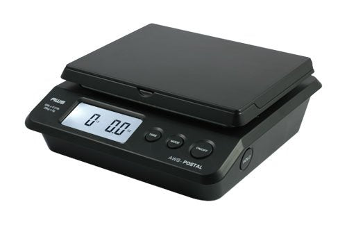 American Weigh Scales PS-25 Table Top Postal Scale Black