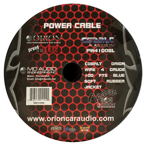 Cobalt Orion Wire 4 Gauge 100 FTS Blue