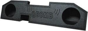 Qpower Bomb 2002-Current Dodge Quad Cab/4 Door Dual 12" woofer box Under Seat Upfire