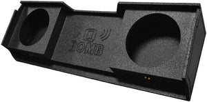 Qpower Bomb '99-06 GMC Dual 10" Box Under seat downfire