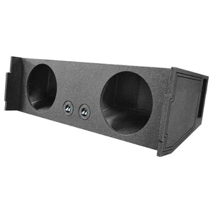 Qpower Bomb Dual 12" Woofer Box 2007-2014 Chevy Tahoe 3rd Row Vented Downfire